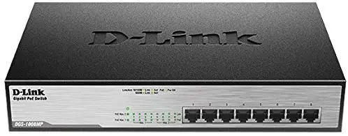Switch D-Link DGS-1008MP, Gigabit, 8 porturi, PoE