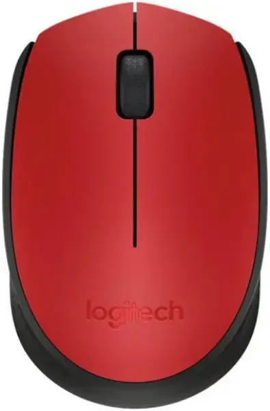 Mouse Wireless Logitech M171, USB, 1000 DPI (Rosu)