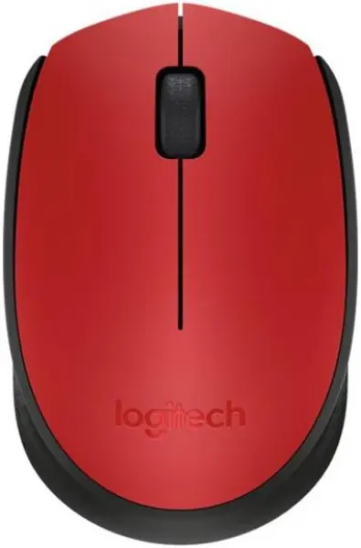 Mouse Wireless Logitech M171, USB, 1000 DPI (Rosu)