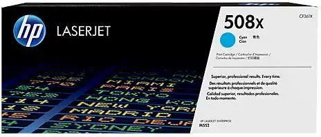 Toner HP LaserJet 508X, 9500 pagini (Cyan XL)
