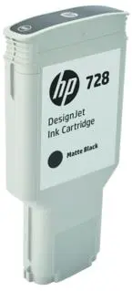 Cartus cerneala HP DesignJet 728, 300 ml (Negru mat)
