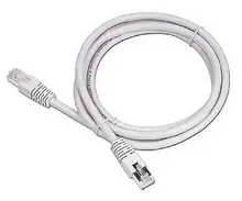 CABLU UTP Patch cord cat.5E, 1m alb