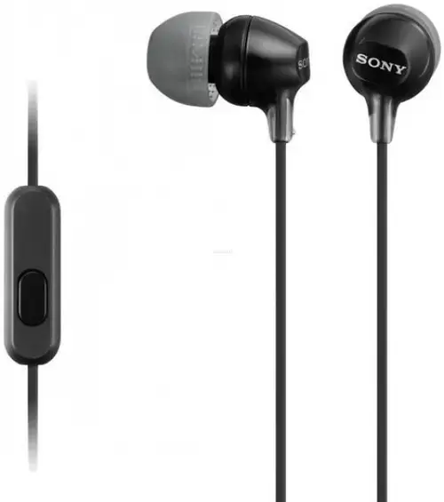 Casti cu microfon Sony MDR-EX15AP (Negre)