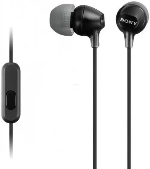 Casti cu microfon Sony MDR-EX15AP (Negre)