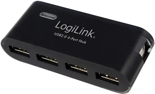 Hub USB LogiLink UA0085, 4xUSB 2.0 (Negru)