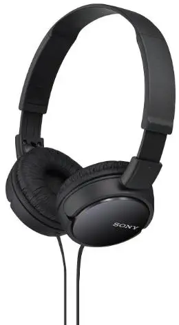 Casti Stereo Sony MDRZX110B, Jack 3.5mm (Negru)
