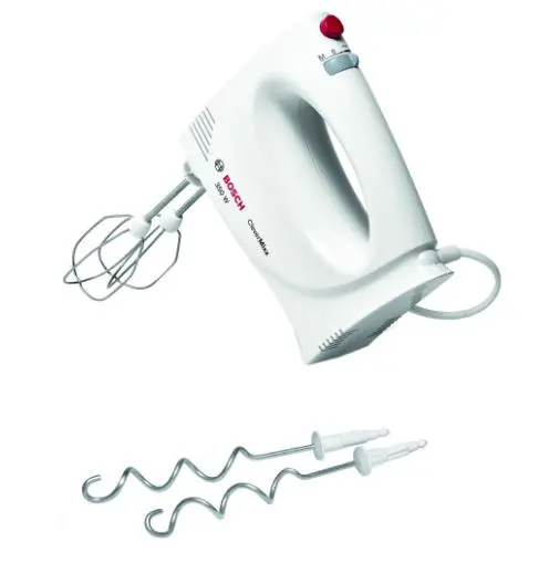 Mixer de mana Bosch MFQ3030, 350W (Alb)