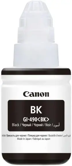 Cartus cerneala Canon GI-490 BK, acoperire aprox. 6000 pagini (Negru)