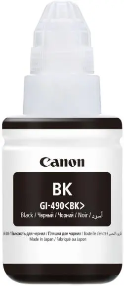 Cartus cerneala Canon GI-490 BK, acoperire aprox. 6000 pagini (Negru)