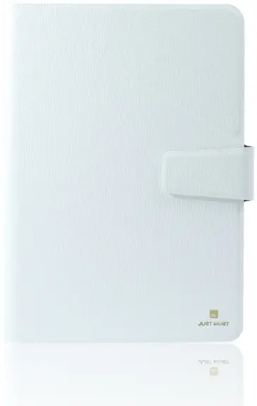 Husa Book cover Just Must Joy JMJOY7-8RD pentru tablete de la 7inch pana la 8inch (Alb)