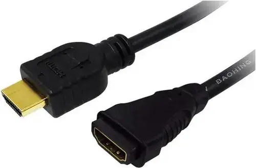 Cablu HDMI LogiLink CH0057, male/female, 3m, standard 1.4