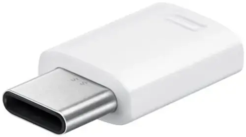 Adaptor Samsung EE-GN930BWEGWW, MicroUSB - USB Tip-C (Alb)