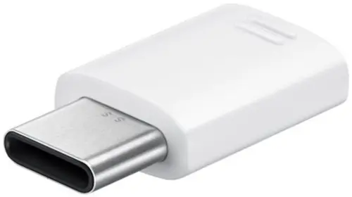 Adaptor Samsung EE-GN930BWEGWW, MicroUSB - USB Tip-C (Alb)