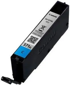 Cartus cerneala Canon CLI-571XLC, acoperire 715 pagini (Cyan)