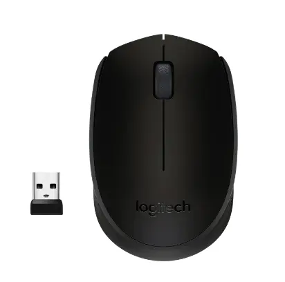 Mouse Wireless Optic Logitech B170, USB,  1000 DPI (Negru)