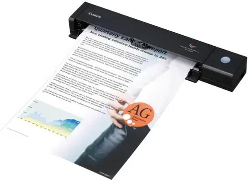 Scaner Portabil CANON P208II, Duplex, Color, A4 (Negru)