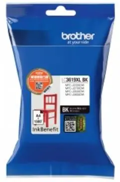 Cartus cerneala Brother LC3619XLBK, acoperire 3000 pagini (Negru)