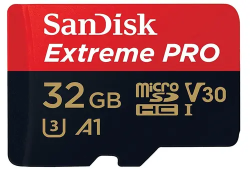 Card de memorie SanDisk Extreme Pro, 32GB, pana la 100 MB/s, Adaptor SD Inclus