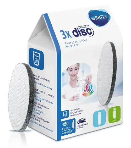 Set filtre Brita Microdisc pentru Fill&Go si Fill&Serve BR1020107, 3 buc