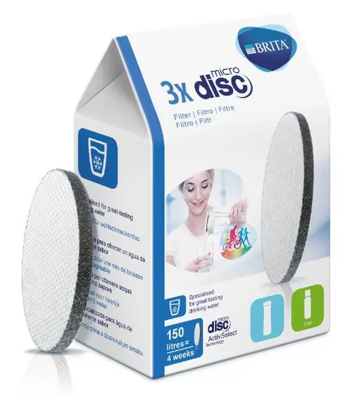 Set filtre Brita Microdisc pentru Fill&Go si Fill&Serve BR1020107, 3 buc