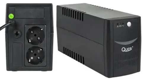 UPS Quer Micropower, 600VA/360W, 2 x Schuko (Negru)