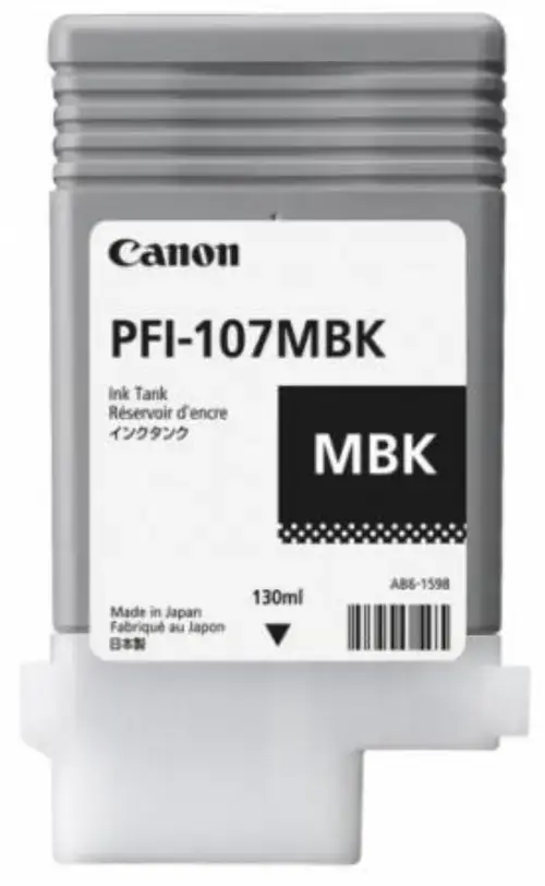 Cartus cerneala Canon PFI-107MB, 130ml (Negru)
