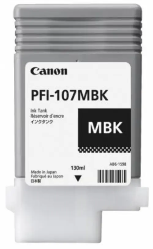 Cartus cerneala Canon PFI-107MB, 130ml (Negru)