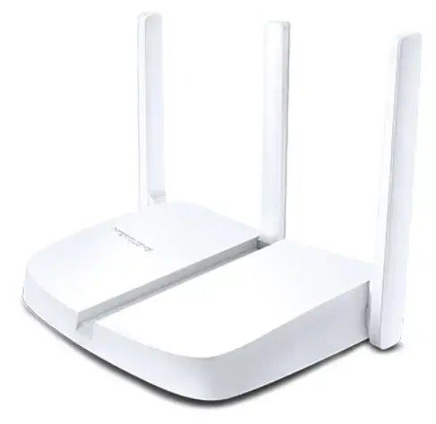 Router Wireless Mercusys MW305R, 300Mbps, 3 Antene Externe (Alb)