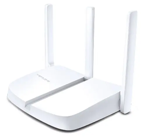 Router Wireless Mercusys MW305R, 300Mbps, 3 Antene Externe (Alb)