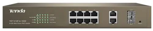 Switch Tenda TEF1210P, 8 Porturi, PoE