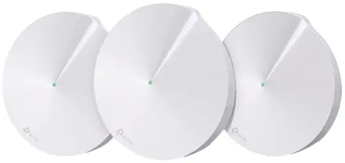 Sistem Wireless Mesh TP-LINK Deco M5, Gigabit, Dual Band, 1300 Mbps, Pack of 3, 4 Antene interne (Alb)