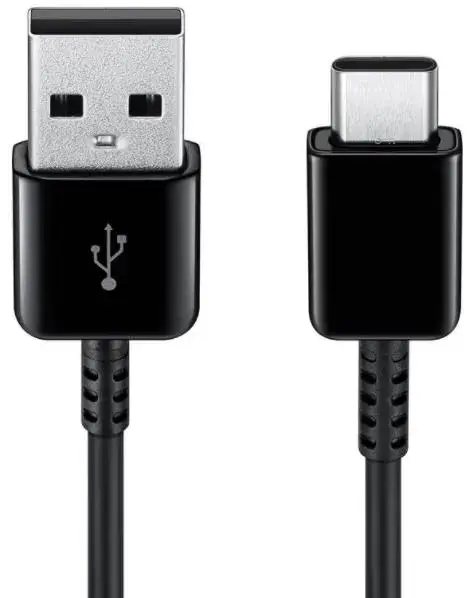 Cablu de date Samsung EP-DG930IBEGWW, USB Type-C, 1.5m (Negru)
