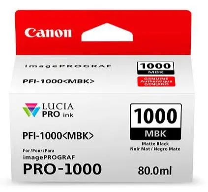 Cartus cerneala Canon PFI-1000MBK (Negru)