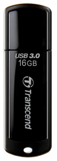 Stick USB Transcend JetFlash 700, 16GB, USB 3.0 (Negru)