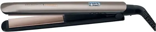 Placa de indreptat parul Remington S8540 Keratin Protect, 9 trepte, 150°C - 230°C, Display LCD (Auriu/Negru)