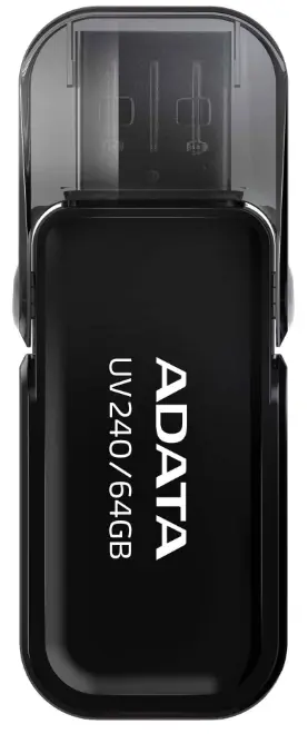 Stick USB A-DATA UV240, 64GB, USB 2.0 (Negru)