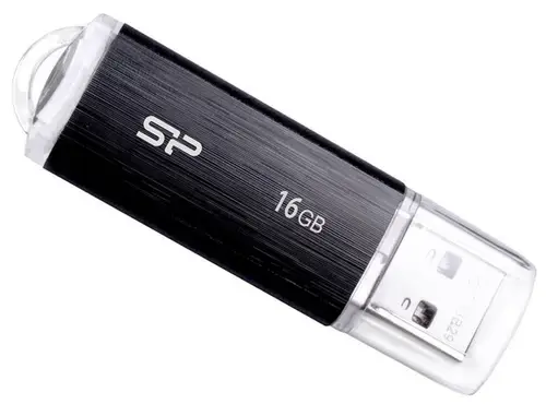 Stick USB Silicon Power Ultima U02, 16GB, USB 2.0 (Negru)