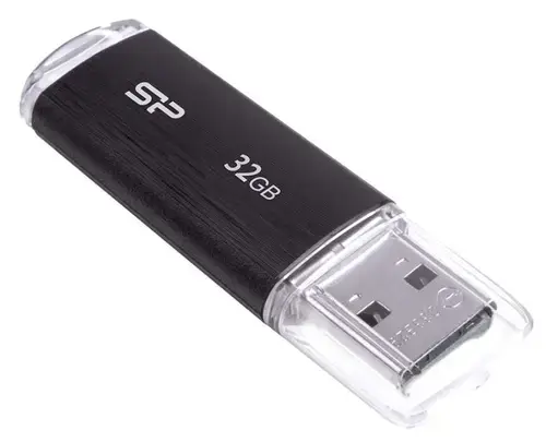 Stick USB Silicon Power Ultima U02, 32GB, USB 2.0 (Negru)