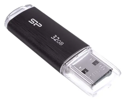 Stick USB Silicon Power Ultima U02, 32GB, USB 2.0 (Negru)