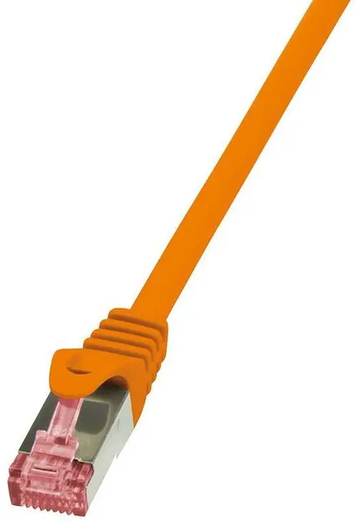 Cablu S/FTP LogiLink CQ2098S, Patchcord, CAT.6, 10 m (Portocaliu)