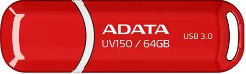 Stick USB A-DATA DashDrive Value UV150 64GB, USB 3.0 (Rosu)