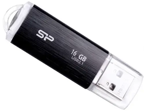 Stick USB Silicon Power Blaze B02, 16GB, USB 3.1 (Negru)