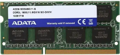 Memorie Laptop A-DATA SO-DIMM DDR3L, 1x8GB, 1600MHz, CL11