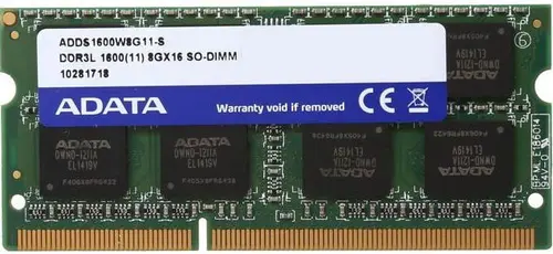 Memorie Laptop A-DATA SO-DIMM DDR3L, 1x8GB, 1600MHz, CL11
