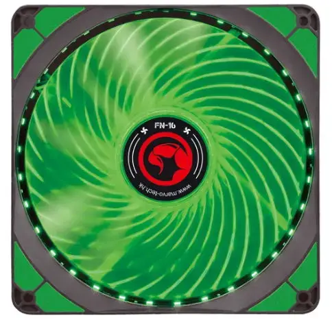 Ventilator Marvo FN-16, Iluminare LED (Verde)
