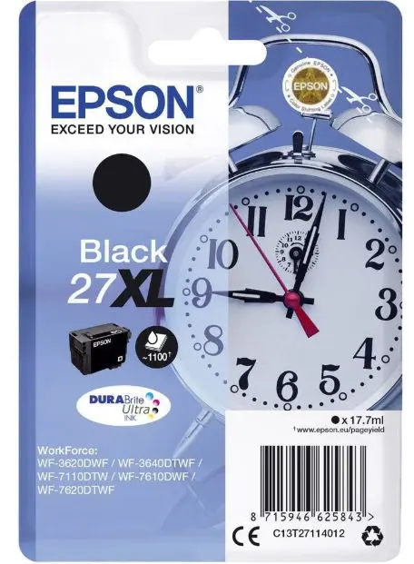 Cartus Cerneala Epson DURABrite T2711 XL, 17.7 ml (Negru)