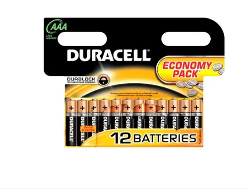 Baterie Duracell Basic AAA LR03, 12buc