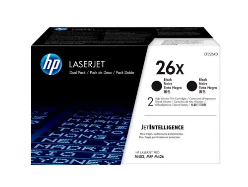 Toner HP LaserJet 26X, 9000 pagini, 3 buc. (Negru)