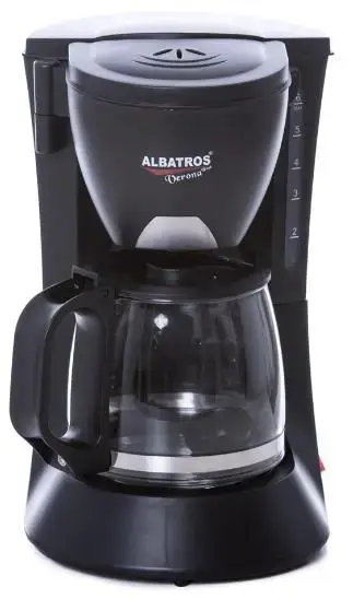 Cafetiera Albatros VERONA BLACK, 0.6L, 600W (Negru)