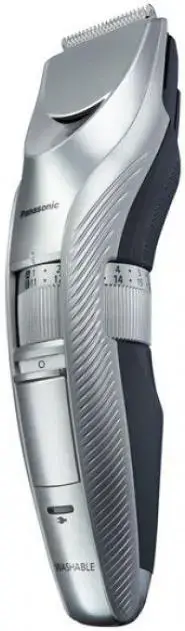 Trimmer pentru barba si par corporal Panasonic ER-GC71-S503, 39 de trepte de ajustare intre 1 si 20 cm, Argintiu